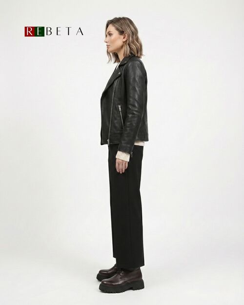 REBETA Deri Kadın Kahve Bot