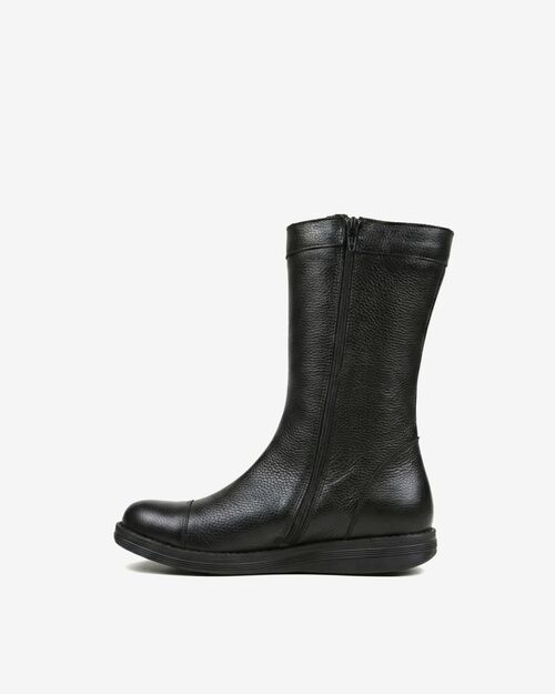 REBETA Deri Kadın Siyah Bot