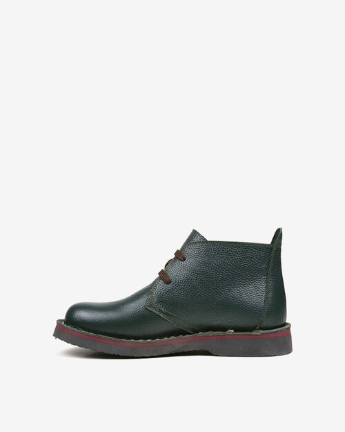 REBETA Deri Kadın Yeşil Bot