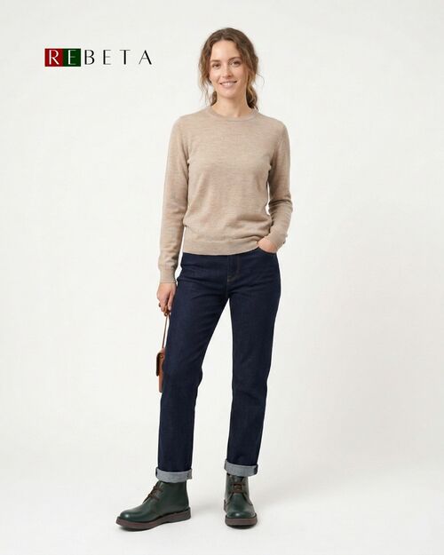 REBETA Deri Kadın Yeşil Bot