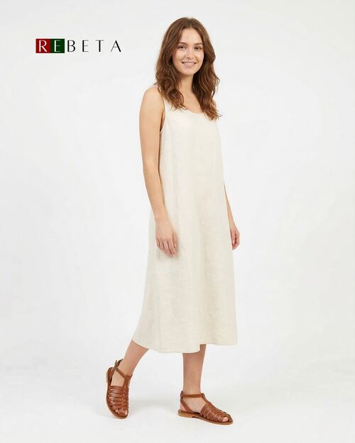 REBETA Deri Kösele Kadın Taba Sandalet