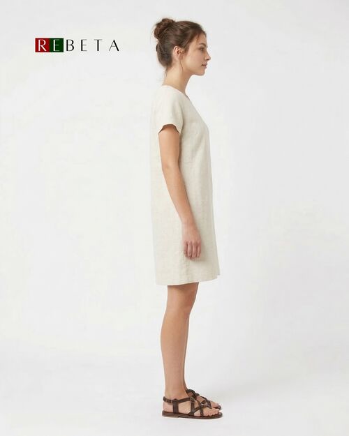 REBETA Deri Kösele Kadın Örgülü Kahve Sandalet