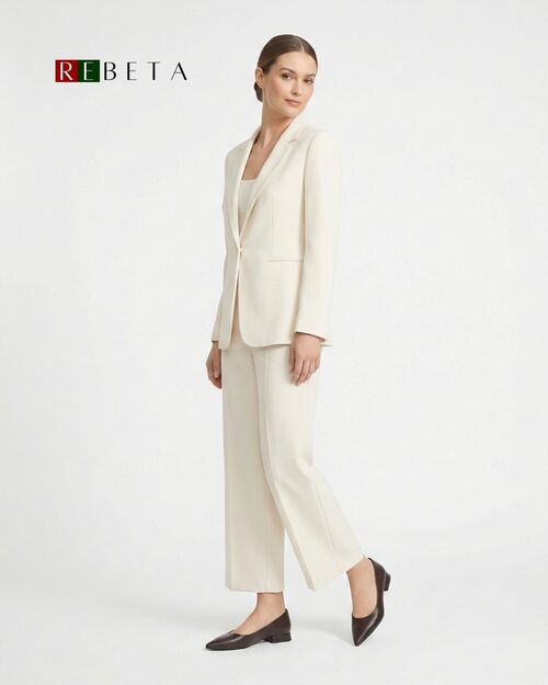 REBETA Deri Kadın Sivri Burunlu Topuklu Kahverengi Babet