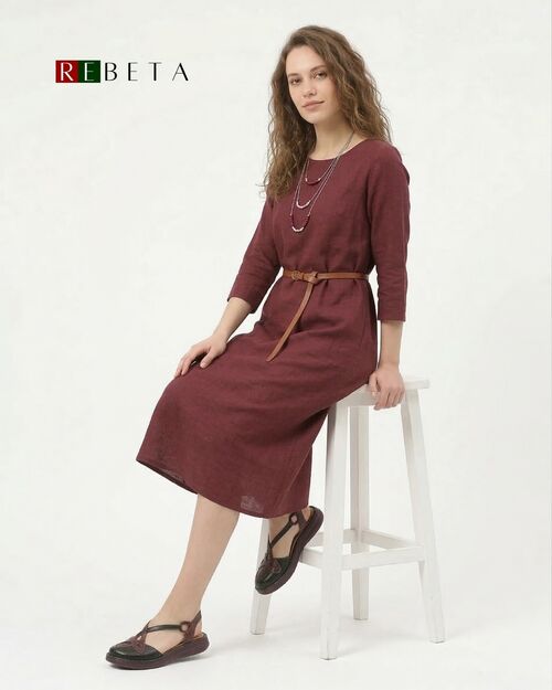 REBETA Deri Kadın Sandalet Siyah Kombin