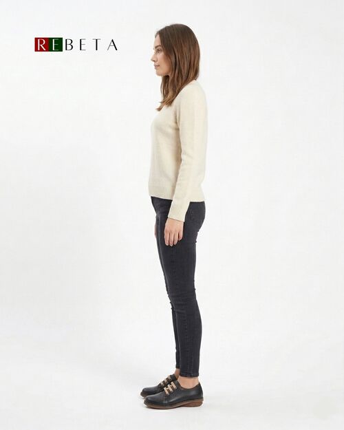 REBETA Deri Kadın Ayakkabı Siyah