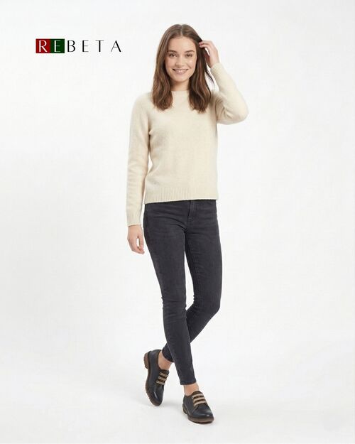 REBETA Deri Kadın Ayakkabı Siyah