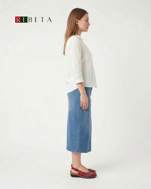 REBETA Deri Kadın Sandalet Bordo