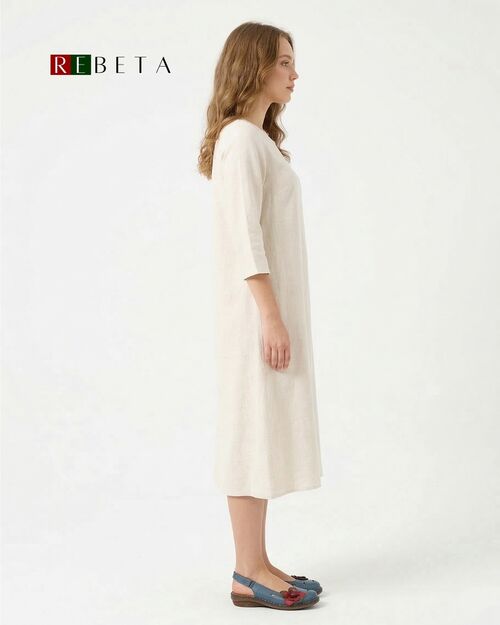 REBETA Deri Kadın Sandalet Mavi