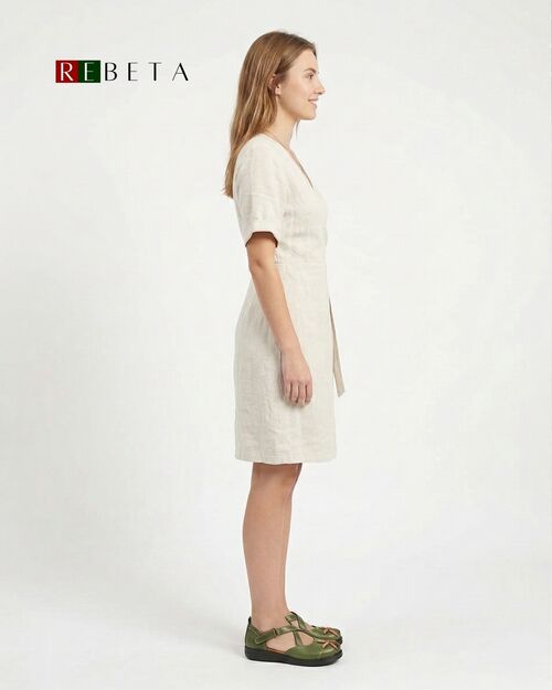 REBETA Deri Kadın Çiçek Detaylı Yeşil Ayakkabı