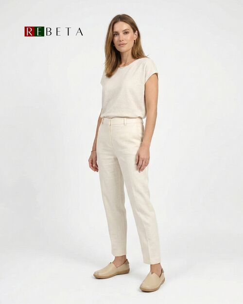 REBETA Deri Kadın Toprak Babet