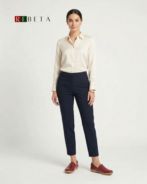 REBETA Deri Kadın Kırmızı Babet