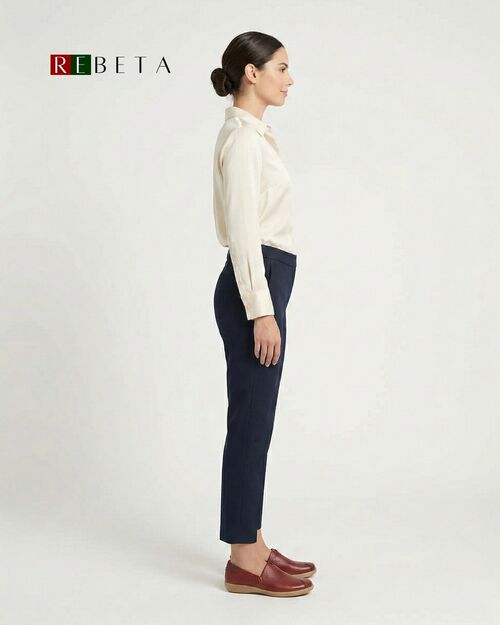 REBETA Deri Kadın Kırmızı Babet