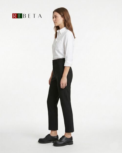 REBETA Deri Kadın Ayakkabı Siyah