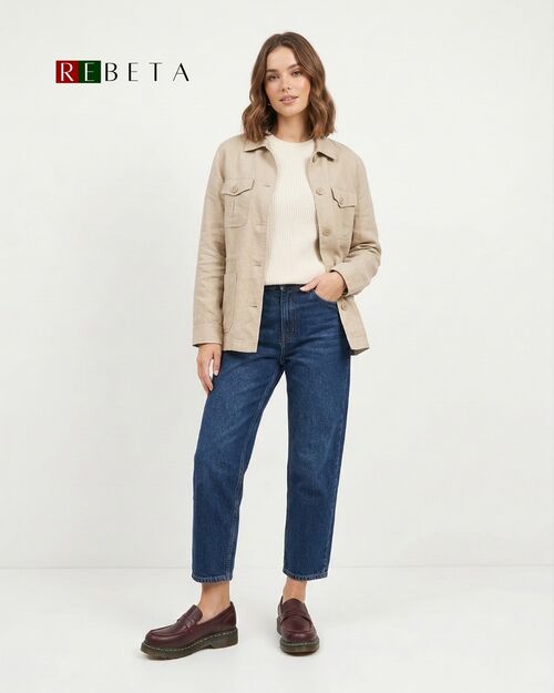 REBETA Deri Kadın Bordo Loafer Ayakkabı