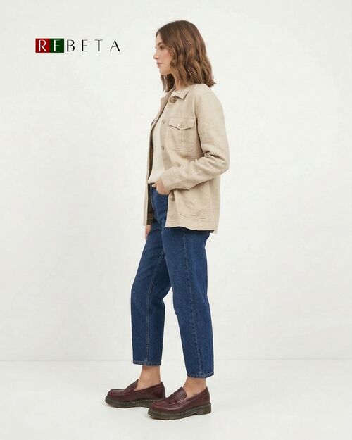 REBETA Deri Kadın Bordo Loafer Ayakkabı