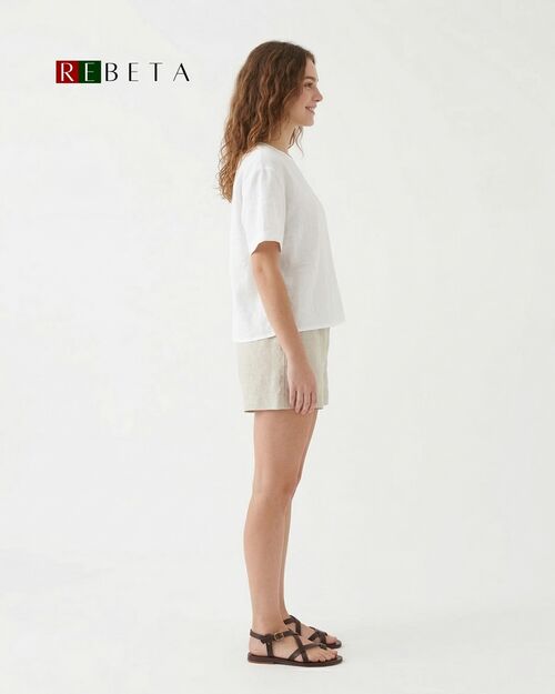 REBETA Deri Kösele Kadın Çapraz Bantlı Kahve Sandalet