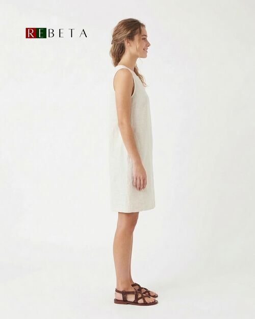 REBETA Deri Kösele Kadın Örgülü Taba Sandalet