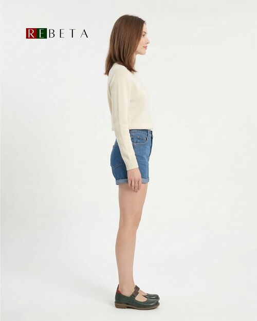 REBETA Deri Kadın Yüksek Tabanlı Yeşil Kombin Ayakkabı