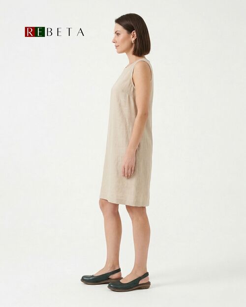 REBETA Deri Kadın Sandalet Yeşil