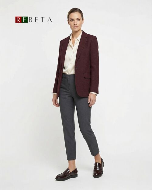 REBETA Deri Kadın Ayakkabı Bordo Açma