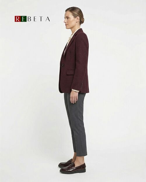 REBETA Deri Kadın Ayakkabı Bordo Açma