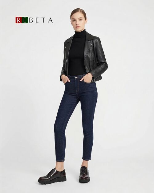 REBETA Deri Kadın Ayakkabı Bordo Açma