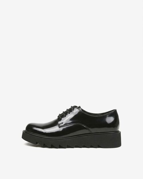 REBETA Deri Kadın Ayakkabı Siyah Açma