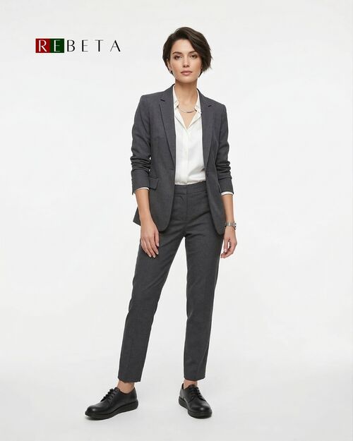 REBETA Deri Kadın Ayakkabı Siyah