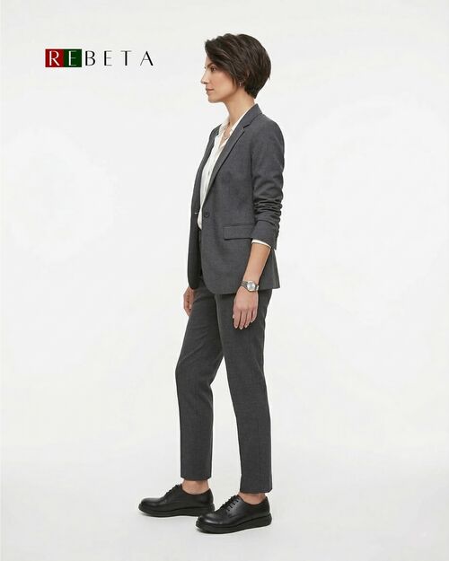 REBETA Deri Kadın Ayakkabı Siyah