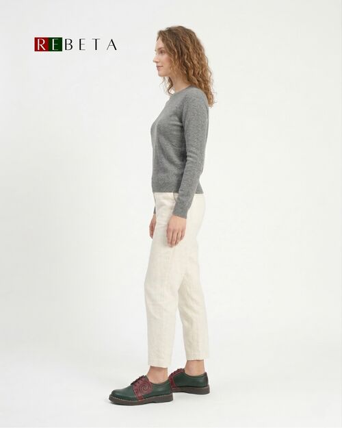 REBETA Deri Kadın Bordo Kombin Ayakkabı