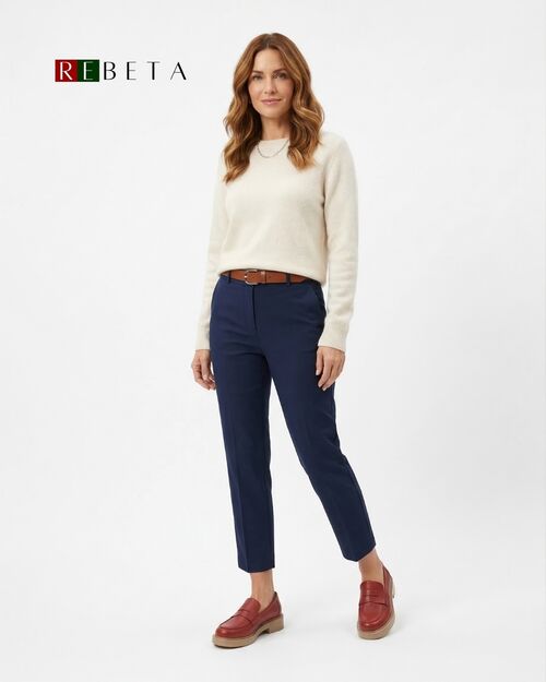 REBETA Deri Kadın Koyu Kırmızı Loafer Ayakkabı