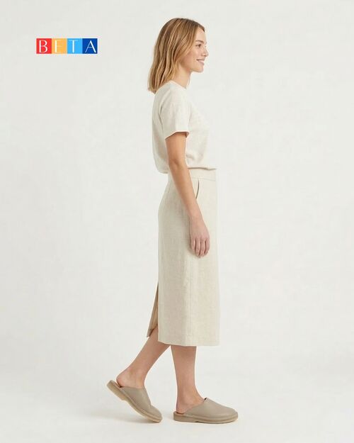 BETA Life Kadın Vizon Deri Terlik