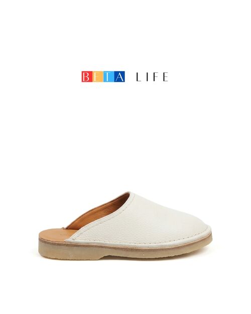 BETA Life Kadın Bej Deri Terlik