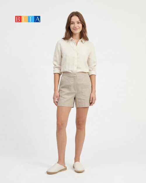 BETA Life Kadın Bej Deri Terlik