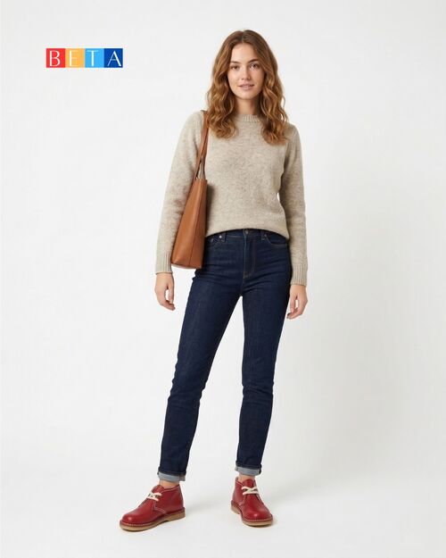 BETA Life Kadın Kırmızı Kürklü Bot