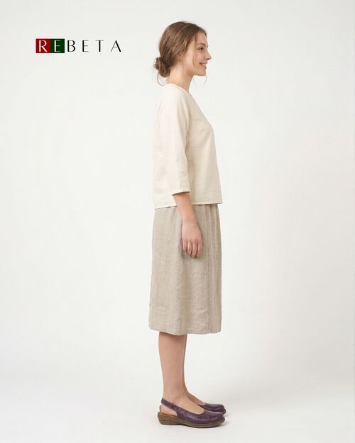 REBETA Deri Kadın Dikiş Detaylı Mor Sandalet