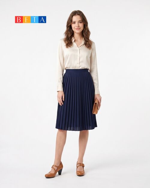 BETA Deri Kadın Tokalı Topuklu Siyah Ayakkabı