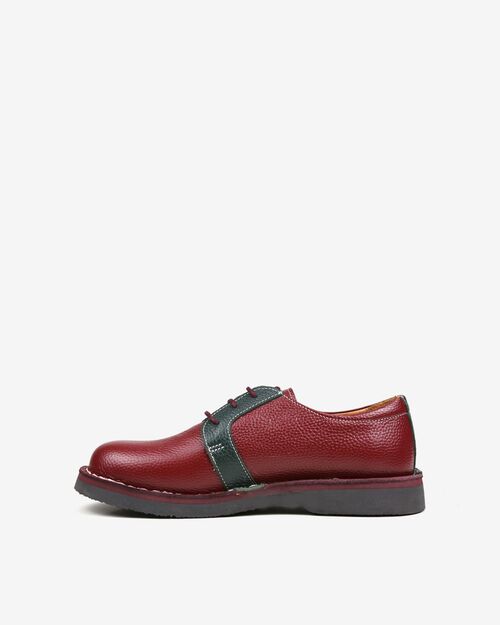 REBETA Deri Kadın Yeşil Kombin Ayakkabı