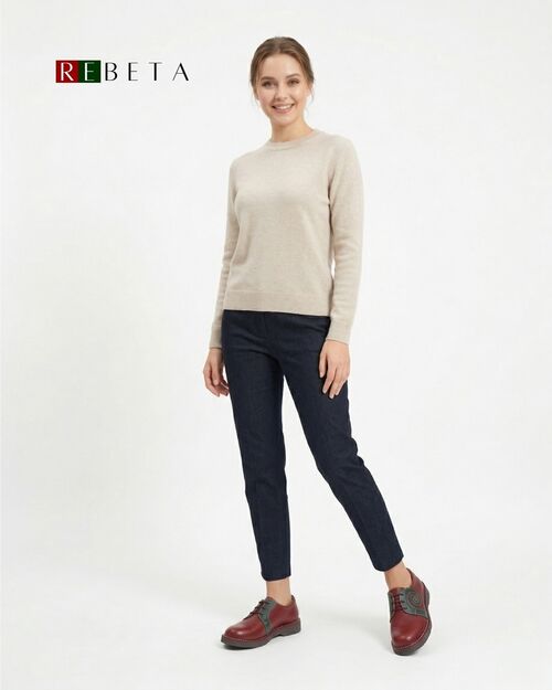 REBETA Deri Kadın Yeşil Kombin Ayakkabı