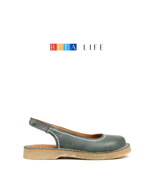 BETA Life Kadın Deri Yeşil Sandalet