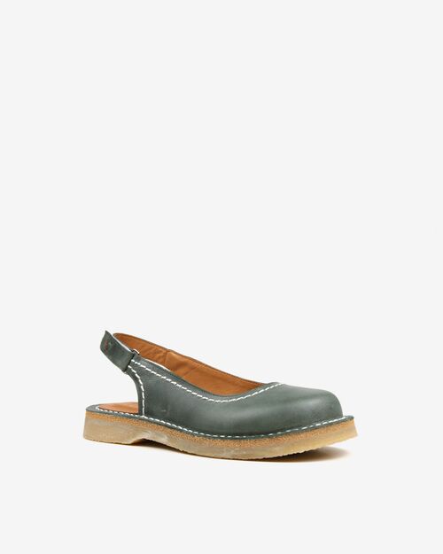 BETA Life Kadın Deri Yeşil Sandalet