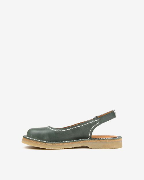 BETA Life Kadın Deri Yeşil Sandalet