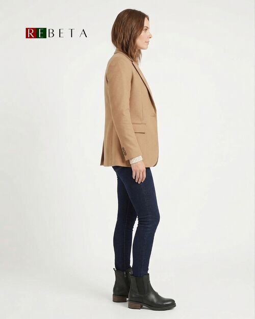 REBETA Deri Kadın Siyah Bot