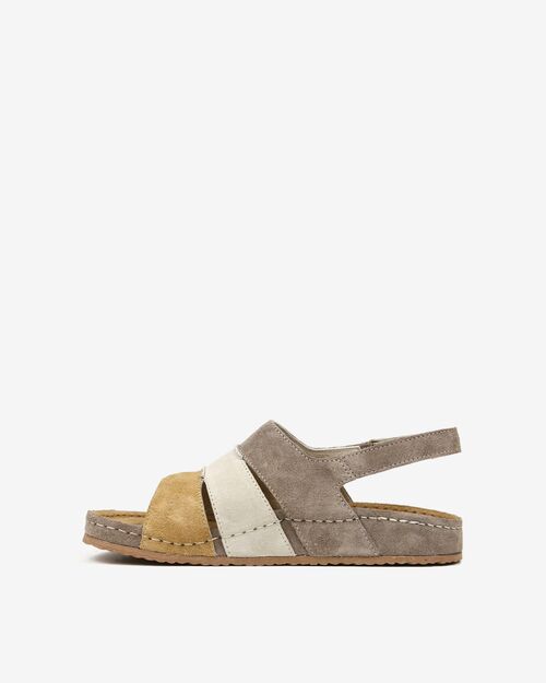 BETA Comfort Kadın Renkli Süet Deri Sandalet