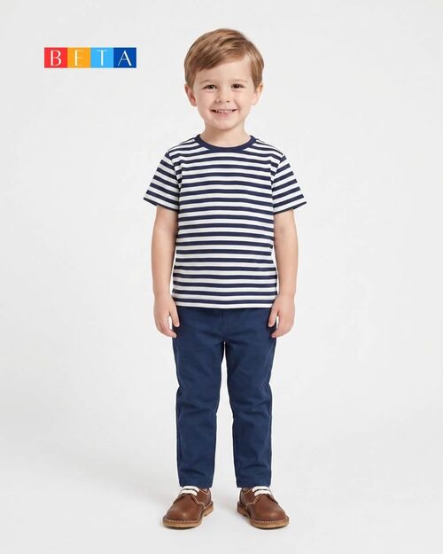 BETA Kids Deri Erkek Çocuk Bağcıklı Koyu Taba Ayakkabı