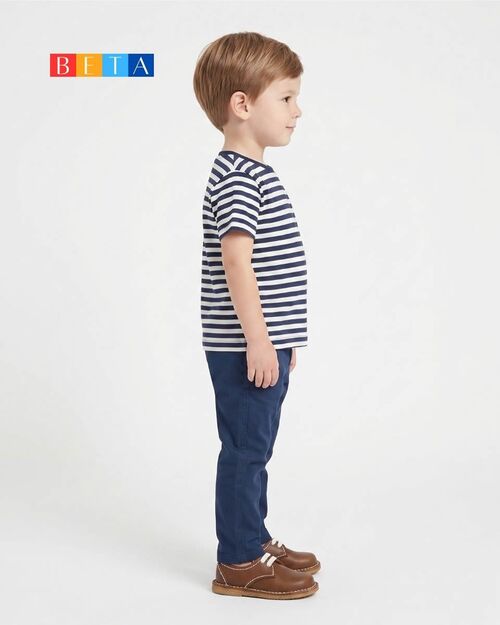 BETA Kids Deri Erkek Çocuk Bağcıklı Koyu Taba Ayakkabı