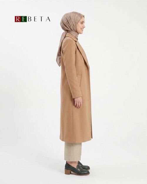 REBETA Deri Kadın Yeşil Topuklu Loafer Ayakkabı