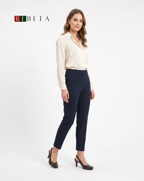 REBETA Deri Kadın Tokalı Topuklu Kahverengi Ayakkabı