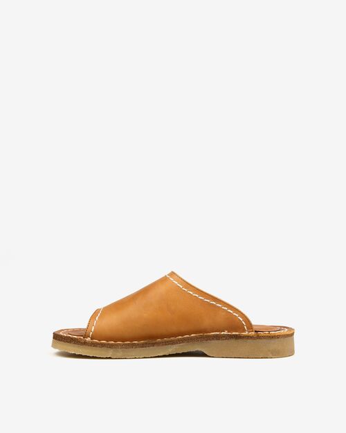 BETA Life Kadın Deri Önü Açık Taba Terlik