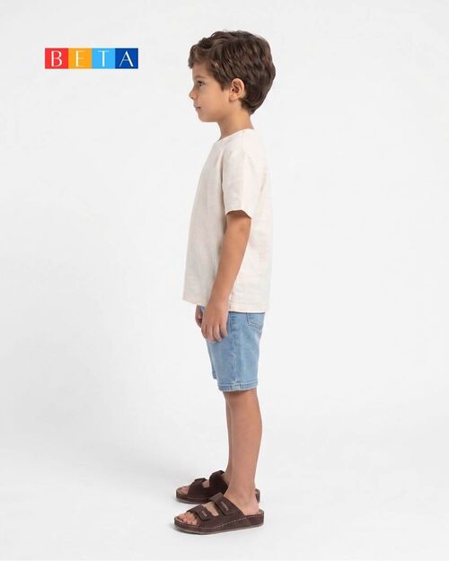 BETA Kids Erkek Çocuk Çift Bantlı Saraçlı Kahve Süet Terlik